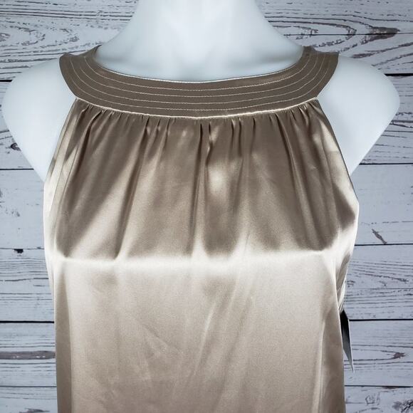 NWT Taylor Halter Ribbon Neck Sleeveless Floral Flower Slip Dress Women’s Size 2 - Picture 2 of 11